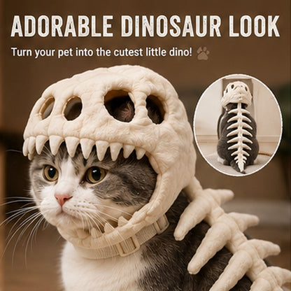 Pet Dinosaur Skeleton Headpiece