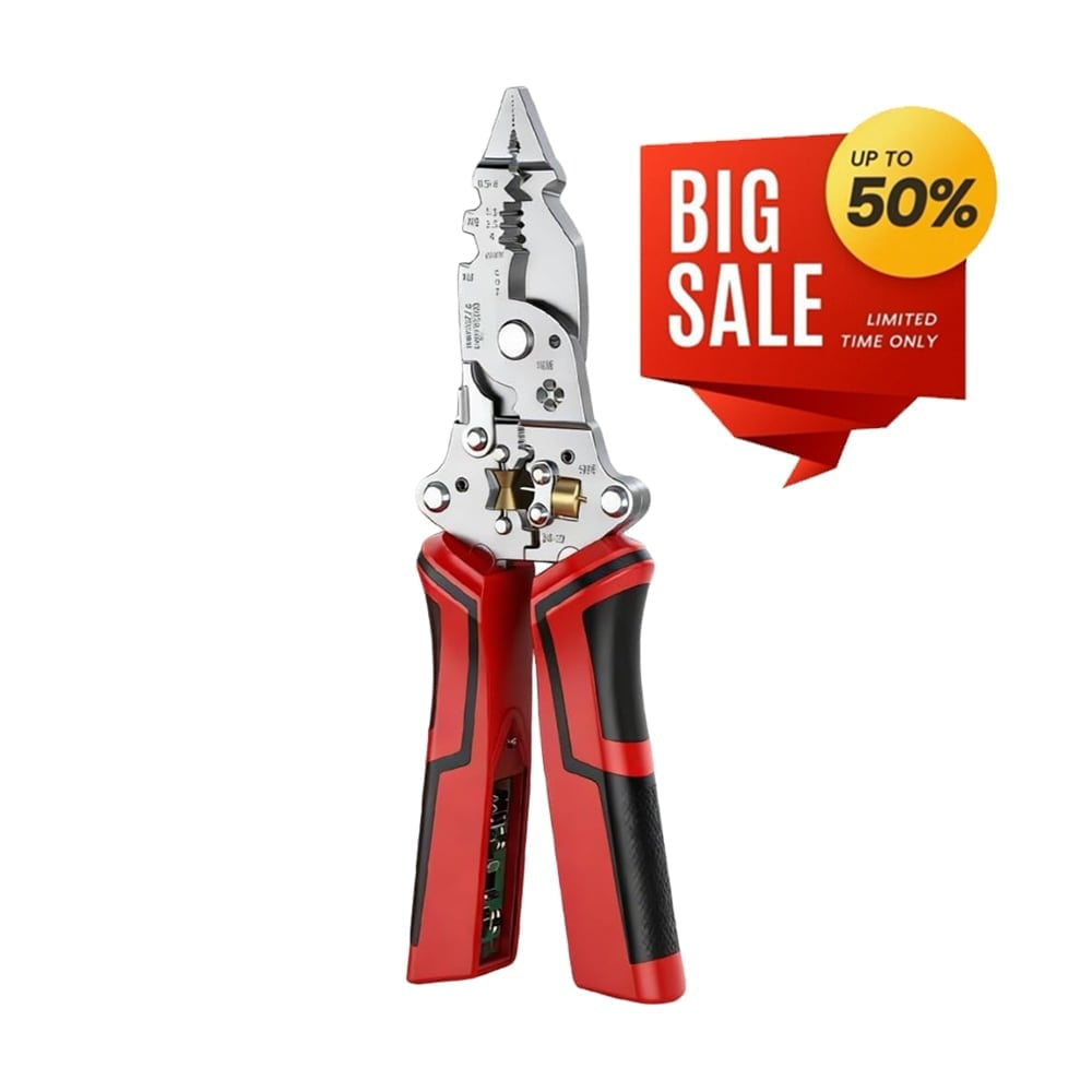 16-in-1 Multi-Function Wire Stripper & Voltage Tester Tool