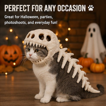 Pet Dinosaur Skeleton Headpiece