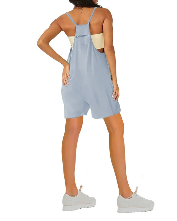Summer Short Jumpsuit with Pockets (Buy 3 Free Shipping)