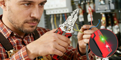 16-in-1 Multi-Function Wire Stripper & Voltage Tester Tool