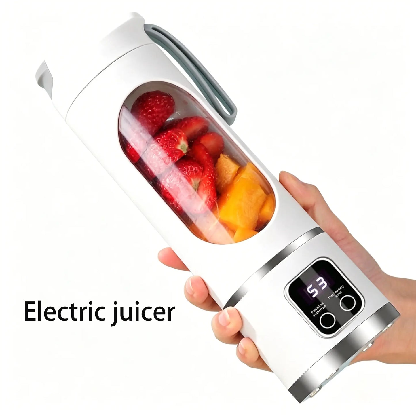 🧊Portable USB Blender with LED Display - Perfect for Smoothies & Juices